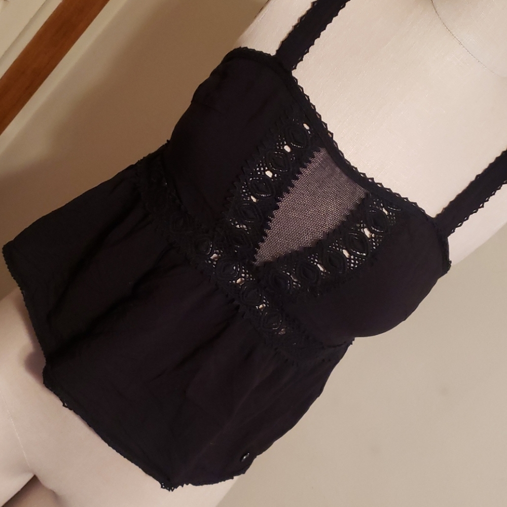 Women's harley davidson crop tank Medium